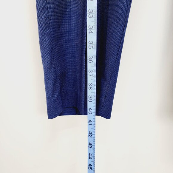 Perry Ellis Mens Portfolio Navy Slim Fit Dress Pants Size 38x30 New - Picture 10 of 14